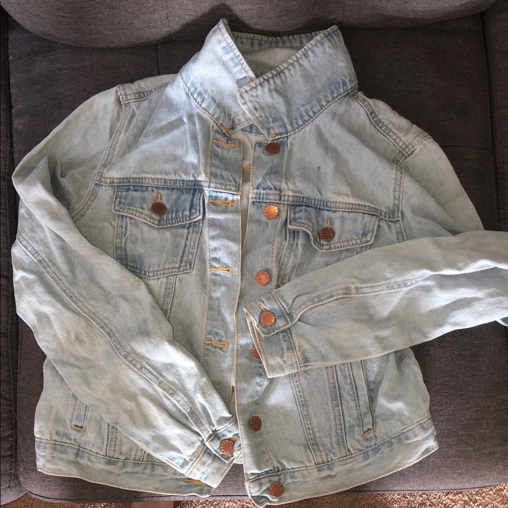 Girls Light Blue Denim Jacket